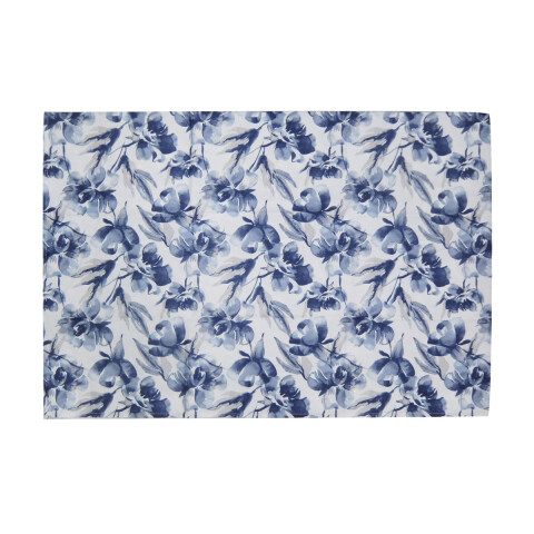 Mantel Waterproof Home Class 140 x 210 cm 3577 FLOR AZUL