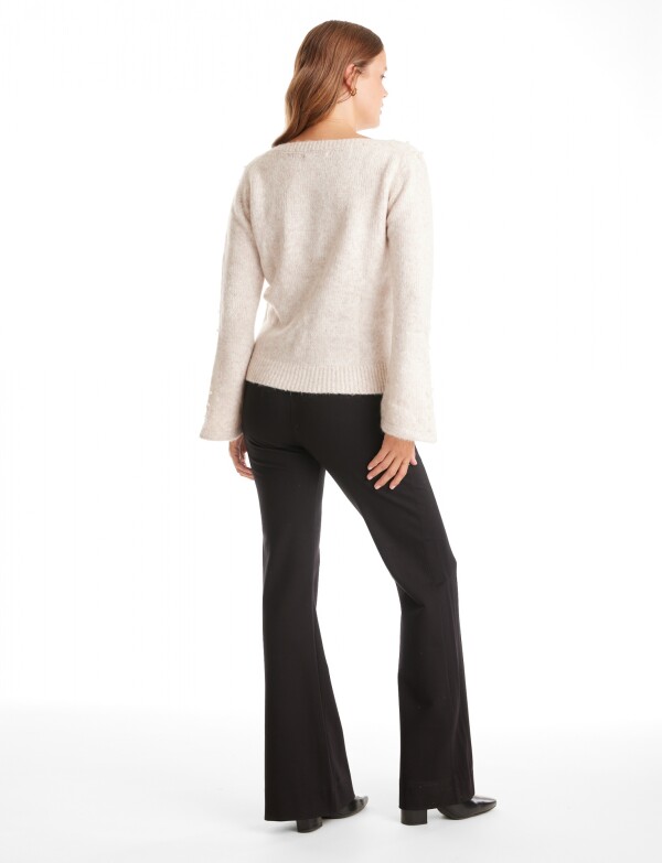 Buzo Lana Perlas BEIGE