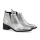 BOTA CUERO MAUBEUGE PLATEADO