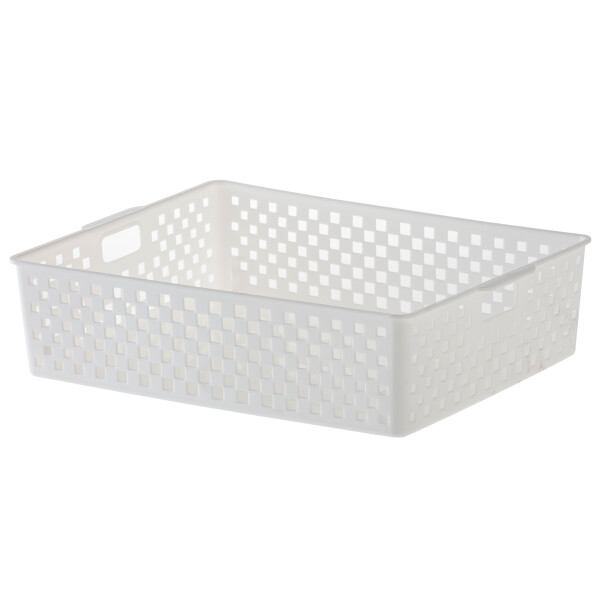 ORGANIZADOR QUADRATTA 34X27X9 CMS BLANCO BLANCO