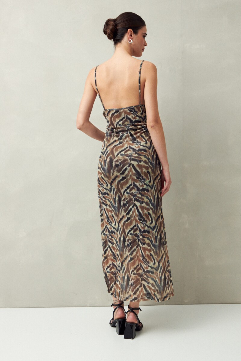 VESTIDO ANORA Animal Print