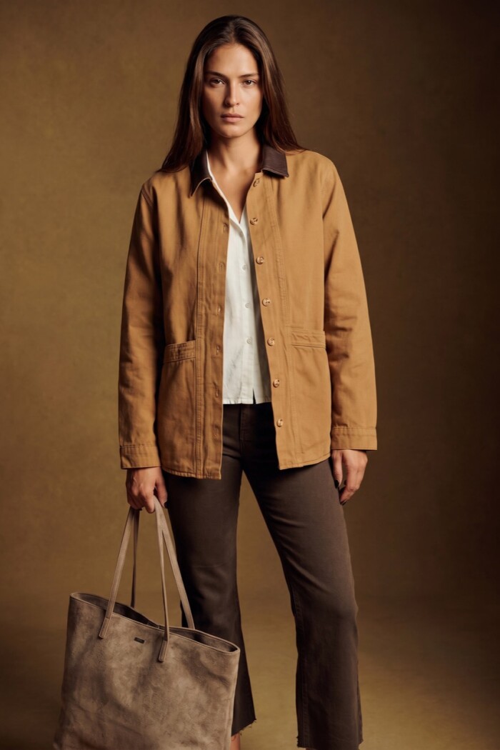 Sobrecamisa Garment Dyed Camel