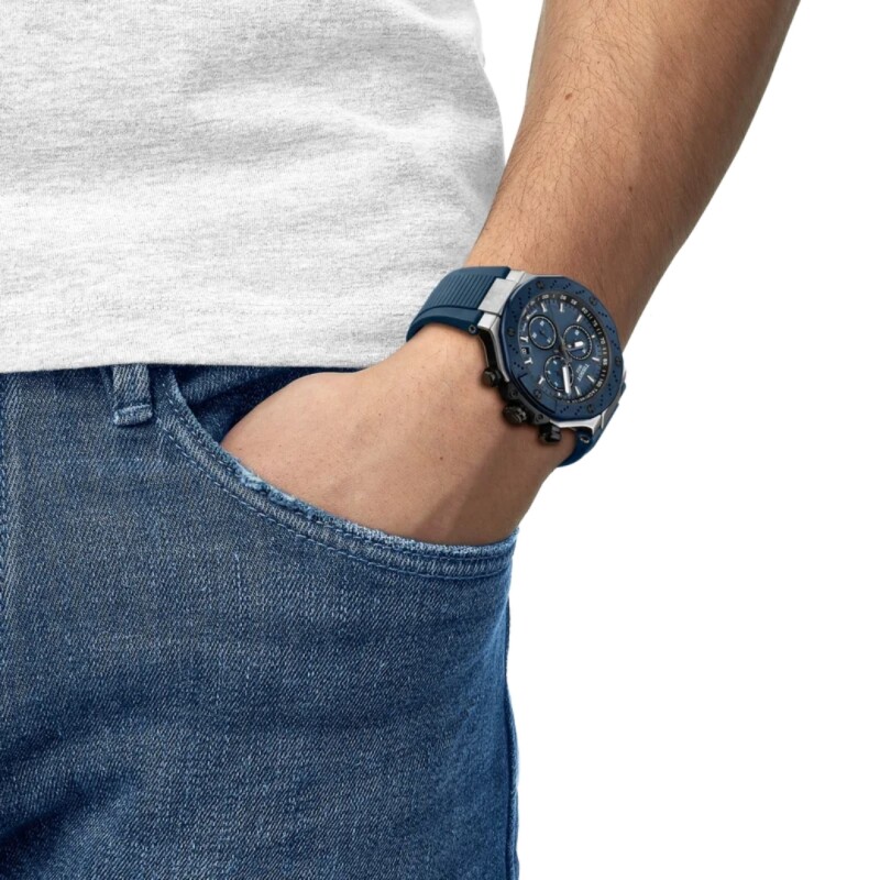 Reloj Tissot T-Race 45mm Azul Caucho Hombre T1414172704100 Reloj Tissot T-race 45mm Azul Caucho Hombre T1414172704100