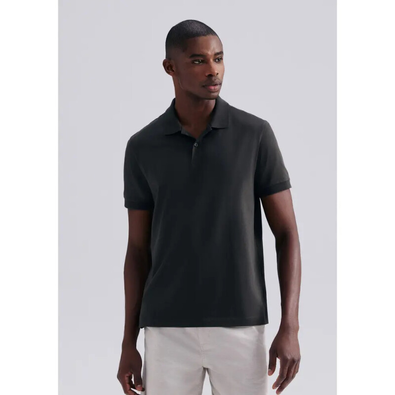 CAMISA POLO MM MASC CINZA ESCURO