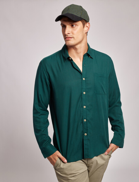 Camisa lisa verde