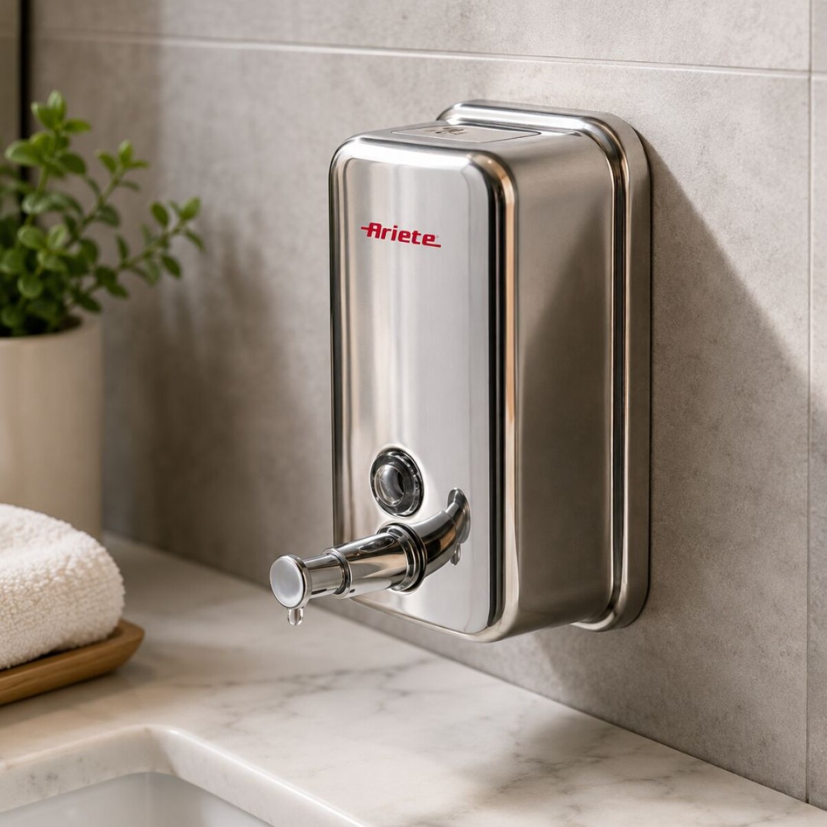 Dispensador de Pared para Jabon Acero Inoxidable 500ml 