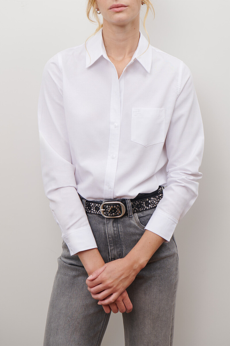 CAMISA OXFORD BLANCO