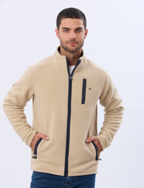 CAMPERA POLAR DE ABRIGO Beige