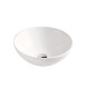 Bacha Circular De Loza Blanca Para Apoyar 28.5Cm Diam X 11.5 Prof