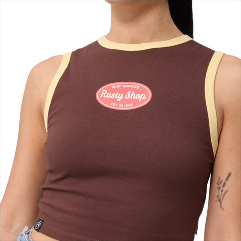 Musculosa Rusty Belin - Marrón Musculosa Rusty Belin - Marrón