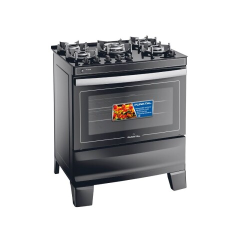 COCINA SUPERGAS PUNKTAL 5H AGILE GLASS GL5B Negro