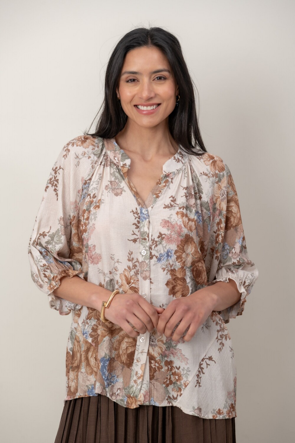 CAMISA TERRA Ocre