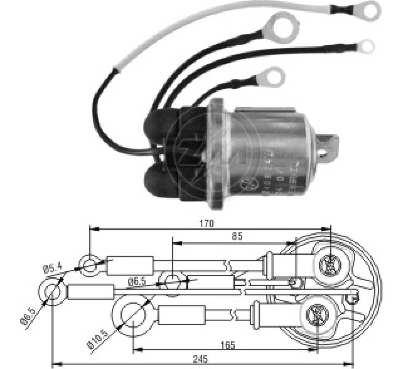 AUTOMATICO DE ARRANQUE - AUXILIAR 24V D.REMY 28MT M.BENZ TRUCK ZM 