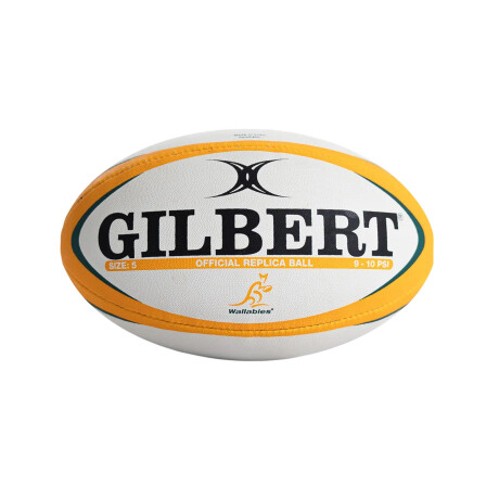 Pelota Rugby Wallabies - White & Yellow White & Yellow