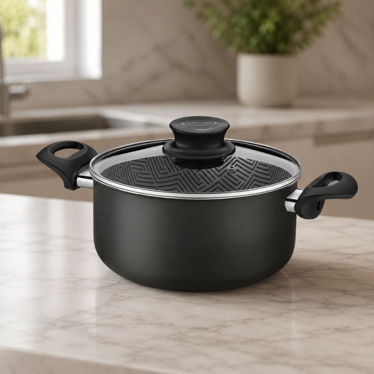 OLLA CACEROLA TRAMONTINA PARIS DOS ASAS 28CM 8 LITROS 