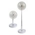 Ventilador Portatil 3 Aspas Extensible 3 Velocidades De Pie Variante Color Blanco