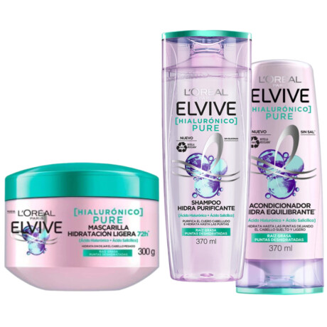 Pack Elvive Acondicionador + Shampoo + Crema Tratamiento Pack Elvive Acondicionador + Shampoo + Crema Tratamiento