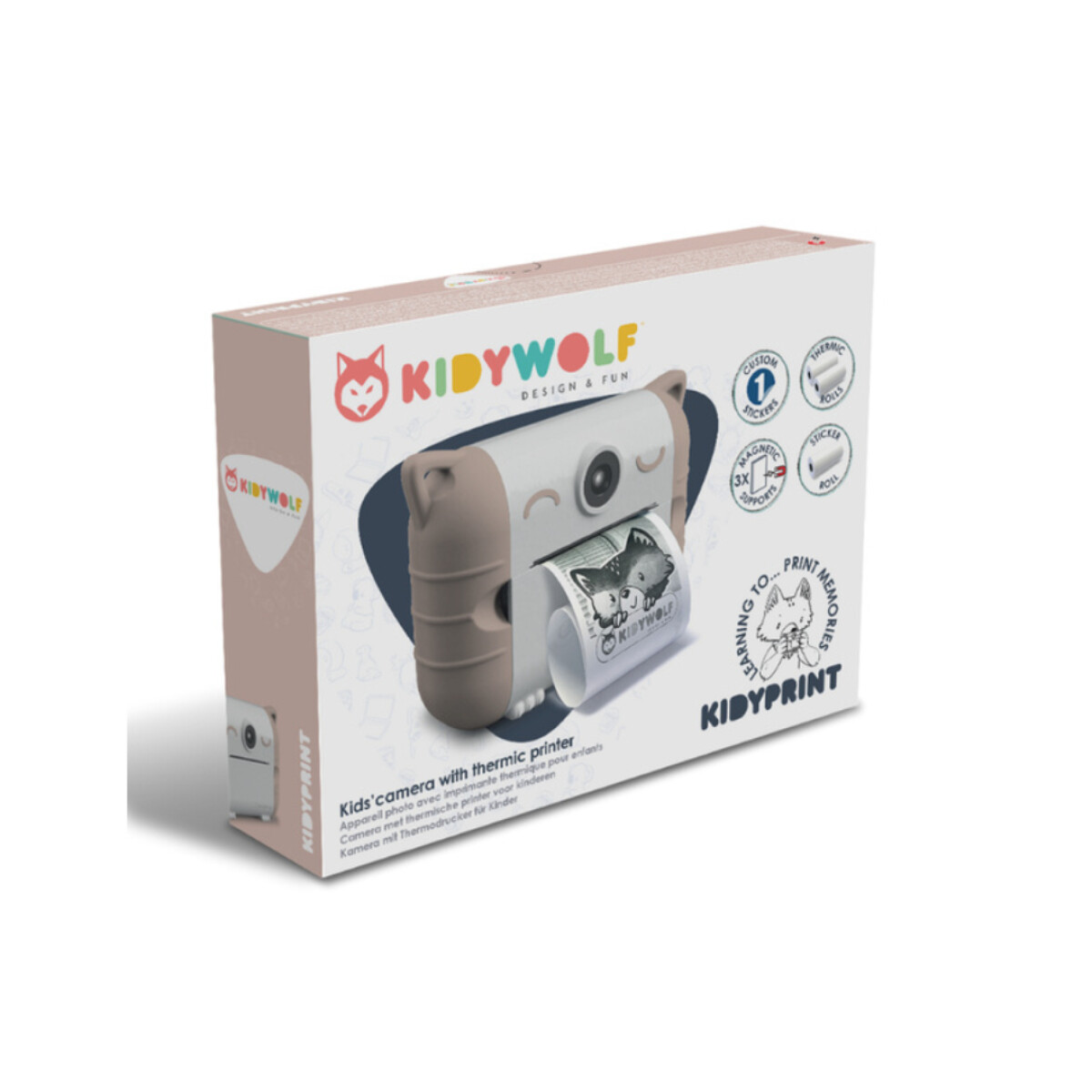 Cámara de fotos Kidywolf - Rosa 