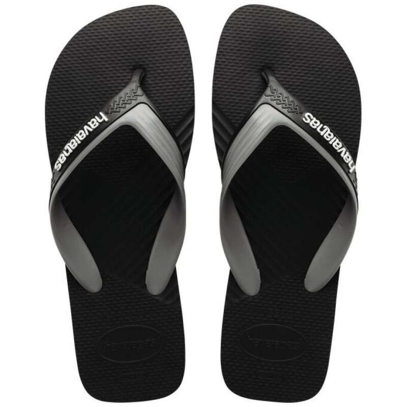 Sandalias de Hombre Havaianas Dual Negro - Gris Acero
