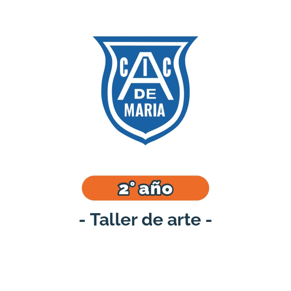Lista de materiales - Primaria 2° año taller de arte Adoratrices 