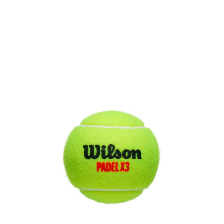 Pelota Tubo X3 Pelotas Padel Performance Unisex Negro