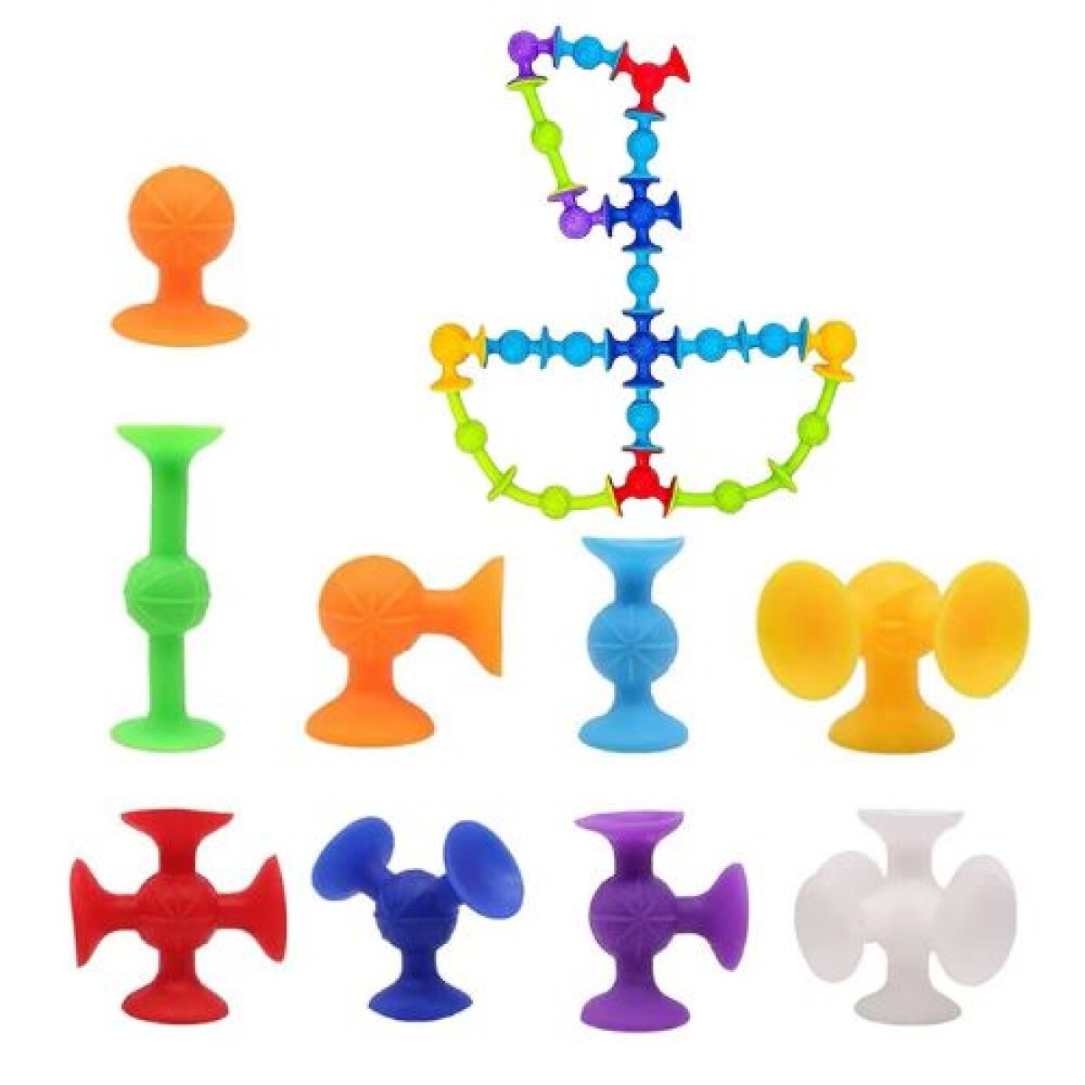 Juego de contruccion de ventosas- 38 unidades - Juego De Contruccion De Ventosas- 38 Unidades 
