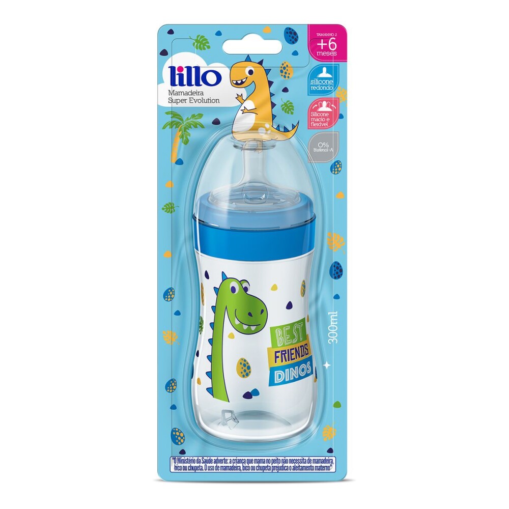 LILLO BIB SUPER EVOLU MAGIA AZUL 300 ML. única