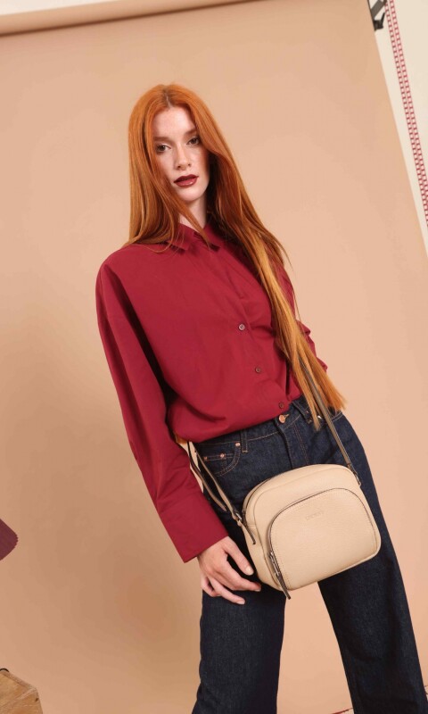 BANDOLERA MORRAL SANDALO TIZA