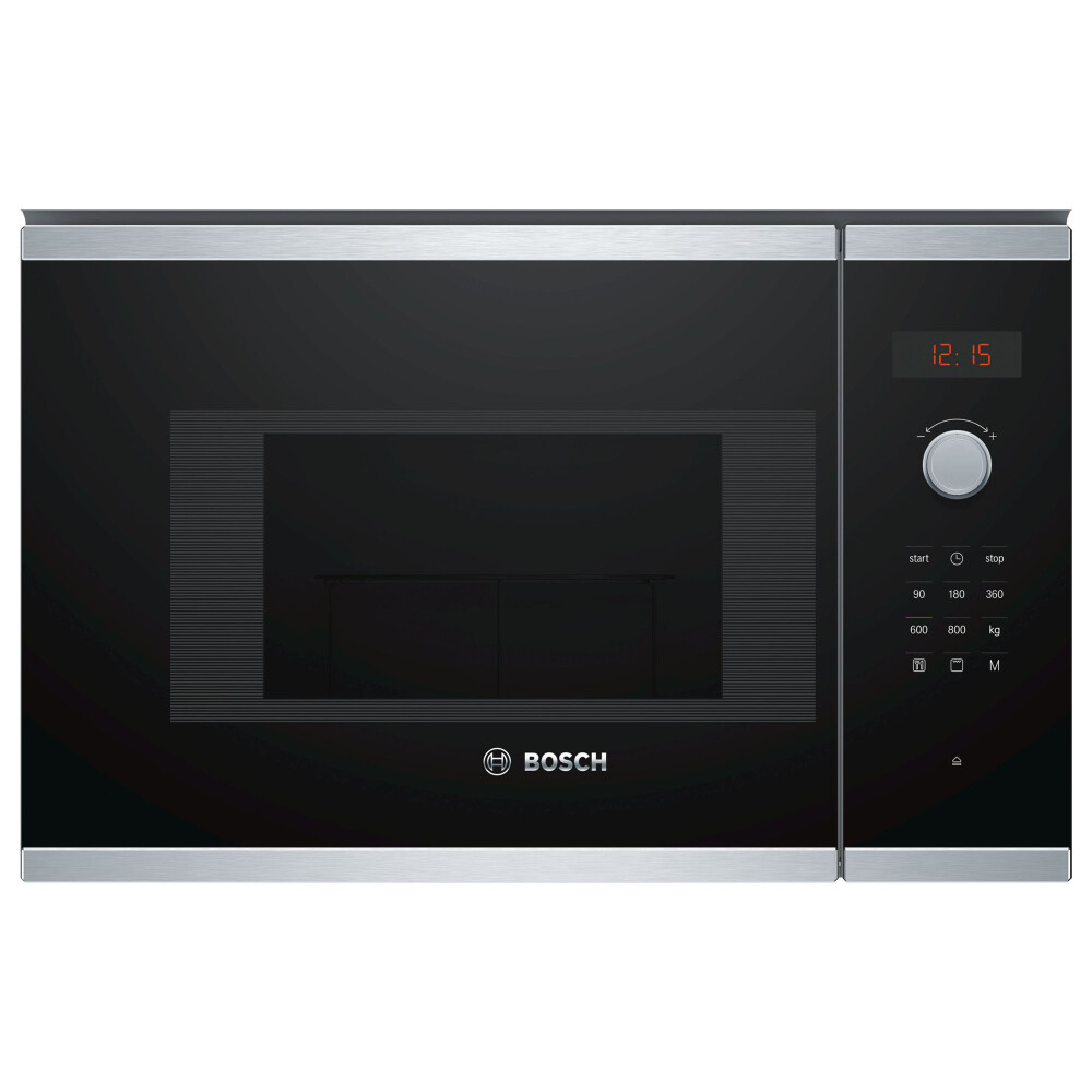 MICROONDAS DE EMPOTAR BOSCH 20-LITROS NEGRO BEL523MS0