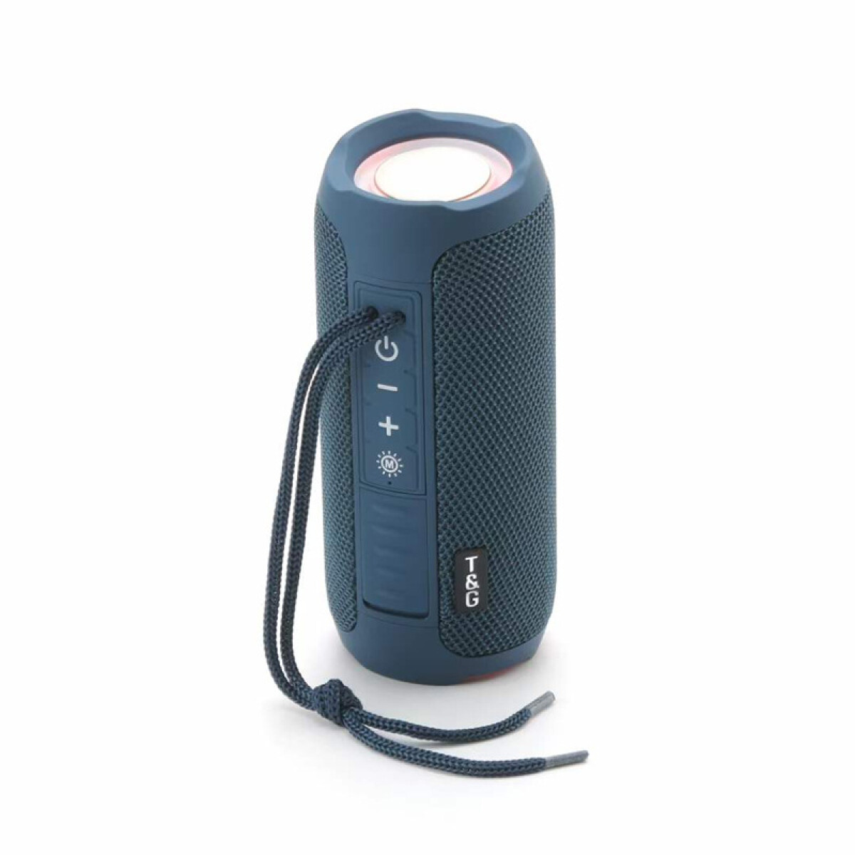 Parlante portátil bluetooth TG227 luz led lateral azul 
