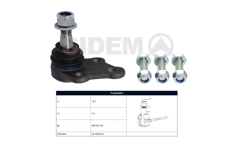 Rotula Mercedes Benz Vito 111Cdi (W447) 18-25 Der/Izq Rotula Mercedes Benz Vito 111Cdi (W447) 18-25 Der/Izq