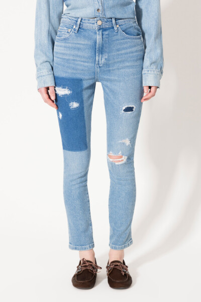 JEANS LISA PATCH Celeste