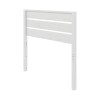 Respaldo 1 Plaza Madera maciza - Beauty / Charme Blanco