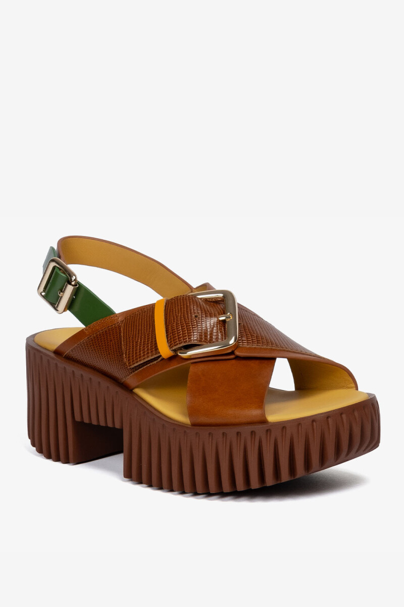 SANDALIA PLIA JUNO Marron