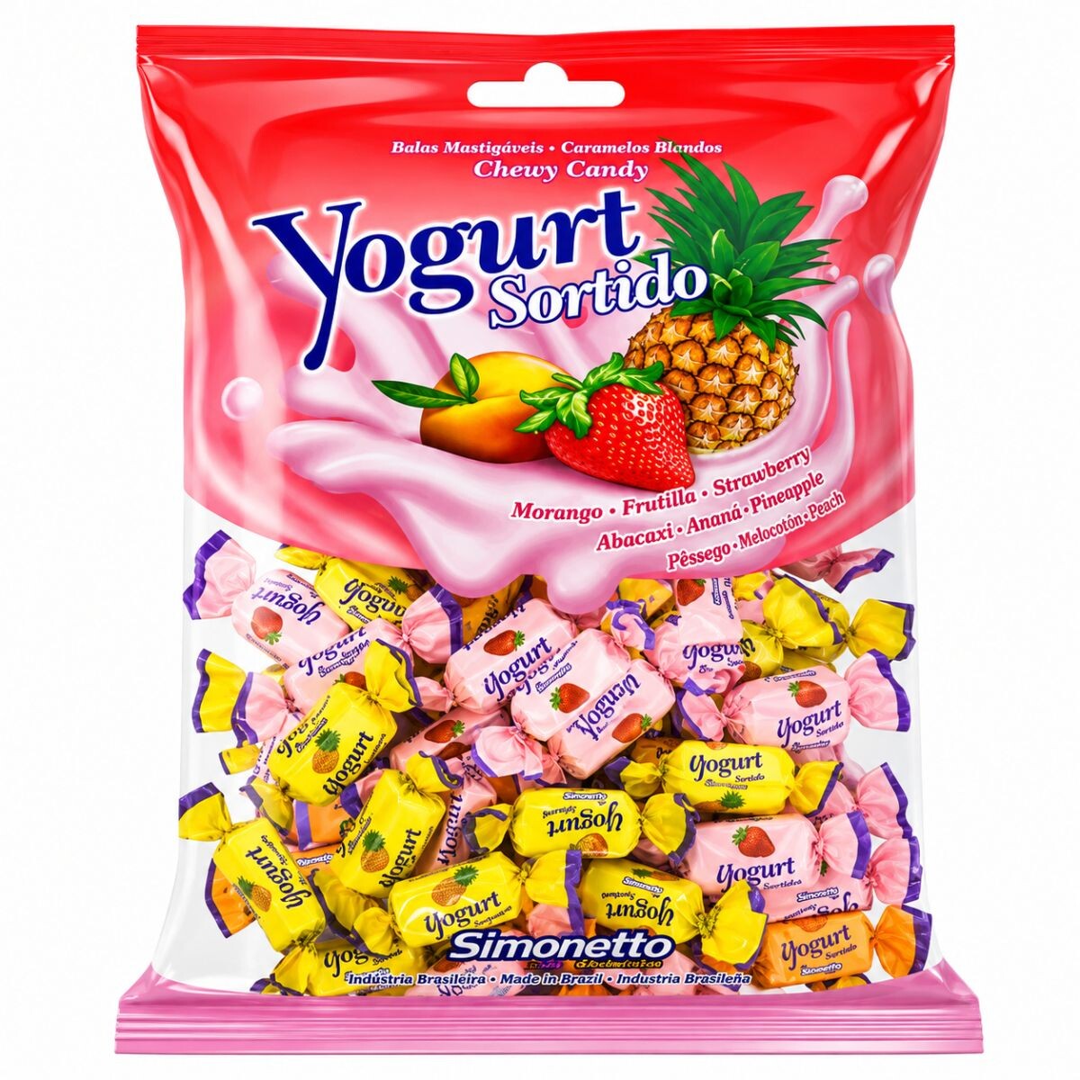 CARAMELOS MASTIC SIMONETTO 300G/100U YOGUR 