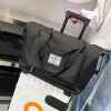 Bolso de viaje impermeable plegable y expandible negro