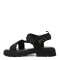 Sandalias de Niña MINI Miss Carol Califa de Tela Con Tiras Negro