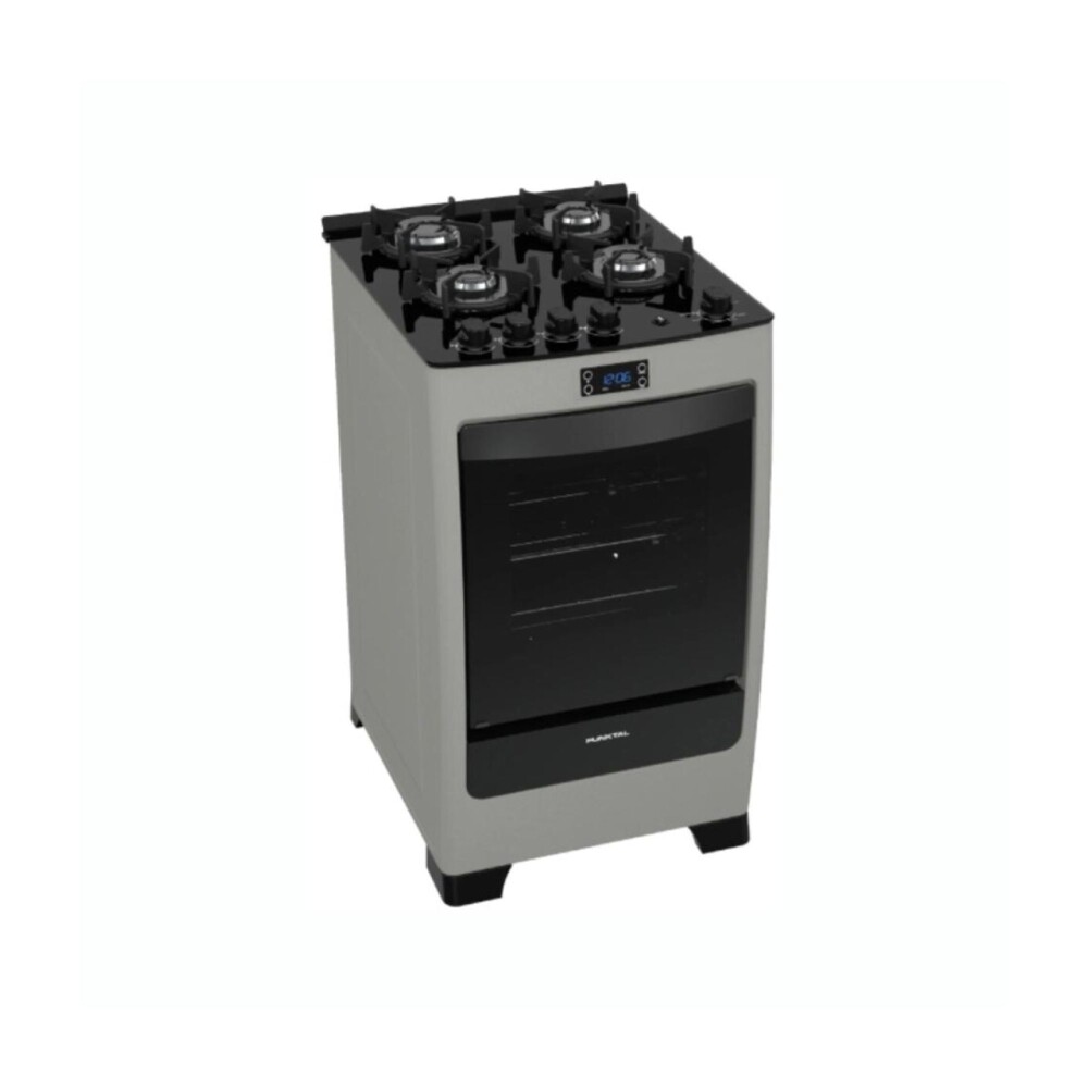 COCINA S/GAS - TERMOCUPLA- MESA VIDRIO - ENC. ELEC.- AUTO LIMP. negro