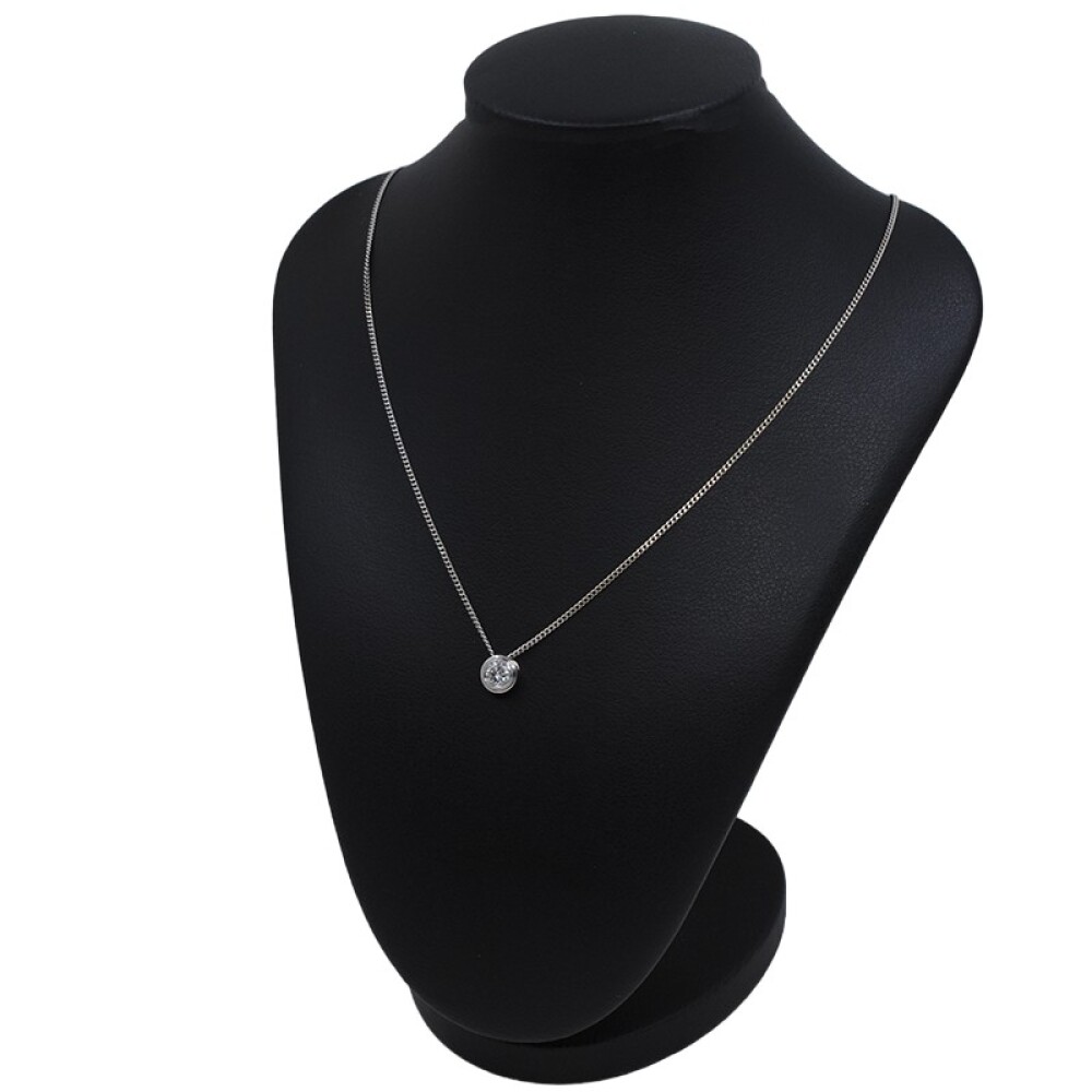 Dije En Oro 18K Blanco Y Brillante Dije En Oro 18K Blanco Y Brillante