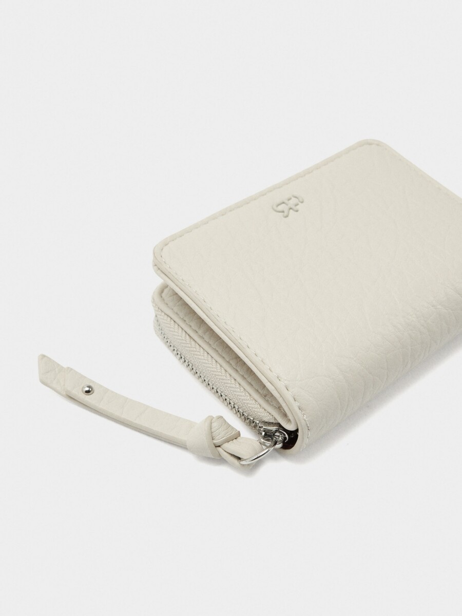 Cartera Efecto Craquelado crudo