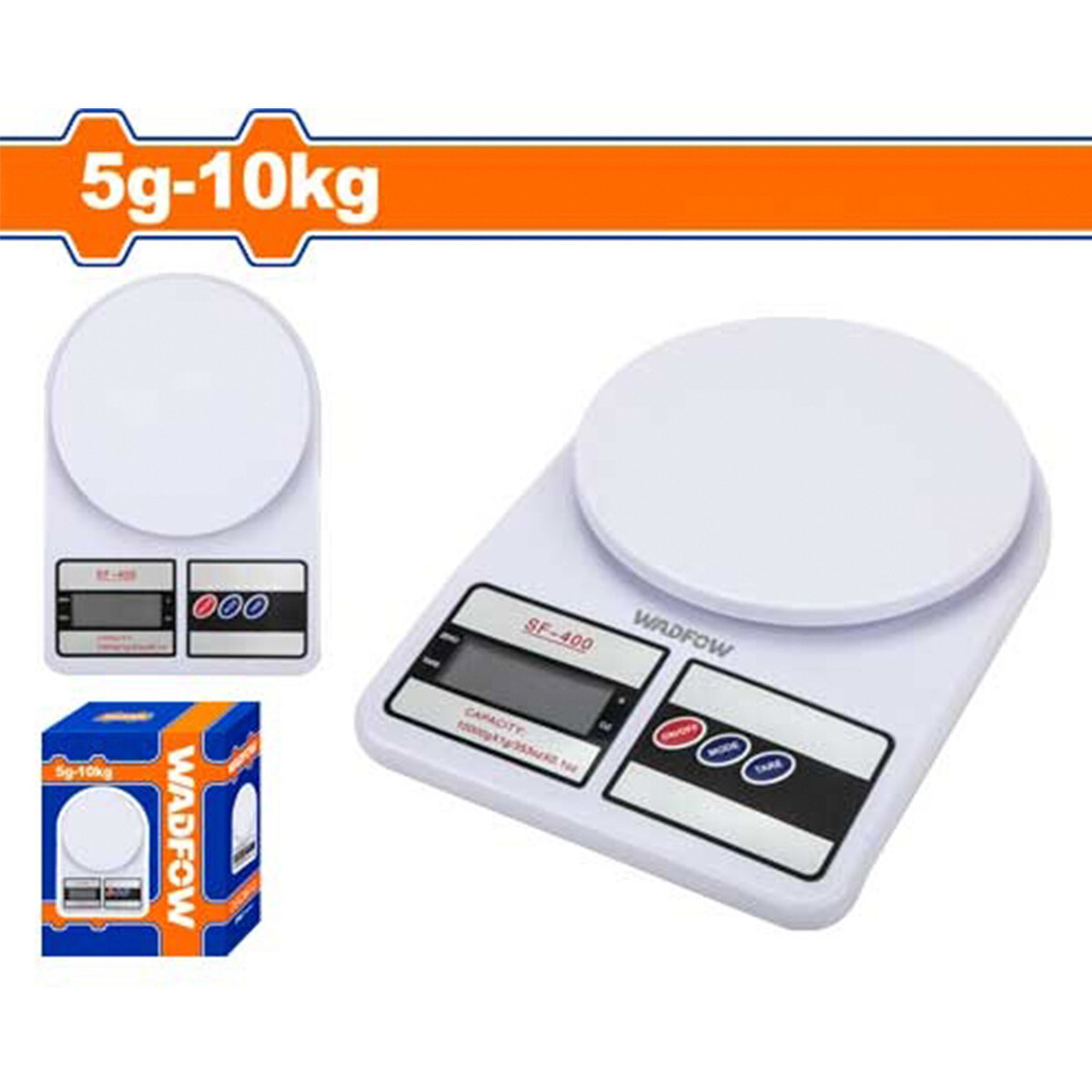 Balanza de Cocina Electrónica Wadfow WKE1502 5G 10KG - 001 