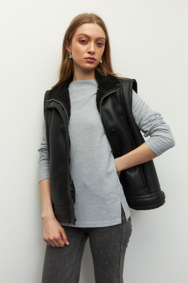 REMERA RENZO Gris Melange