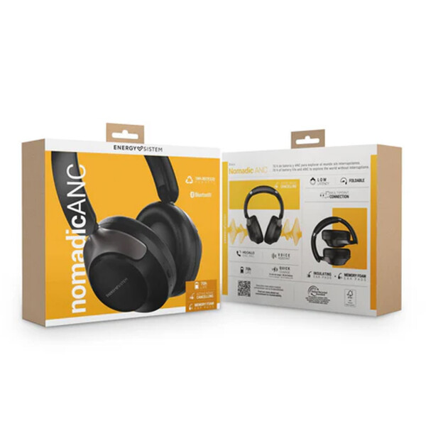 Auricular Energy Sistem Nomadic Anc Bluetooth HEADPHONE ENERGY SISTEM NOMADIC ANC BT