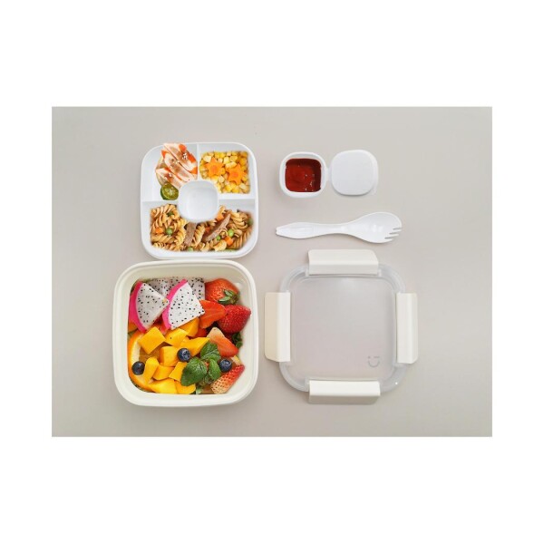 Ensaladera 1 litro beige