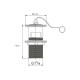 VALVULAS C/TAPON S/DESBORDE METAL SS 1¨1/4 GRIS-BRUSHED NICKEL