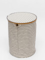 Cesto Aurien A Rayas C/tapa Estampado 2