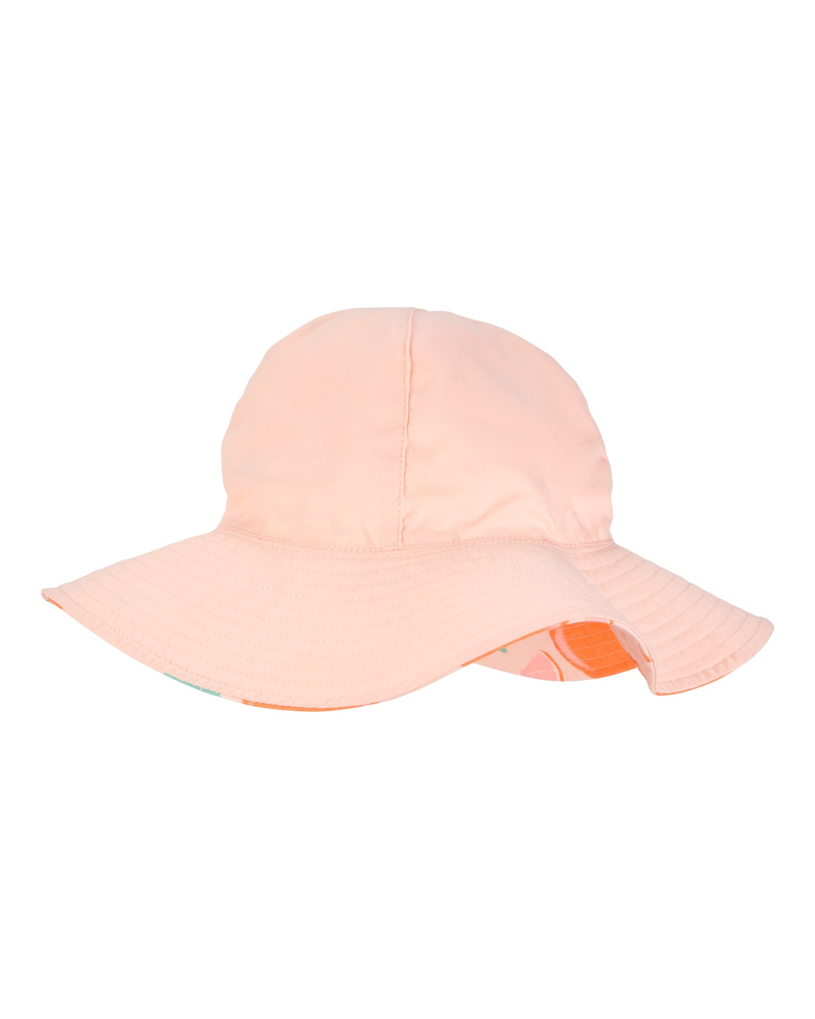 Capelina reversible con protección UPF 50+, diseño naranjas Capelina reversible con protección UPF 50+, diseño naranjas