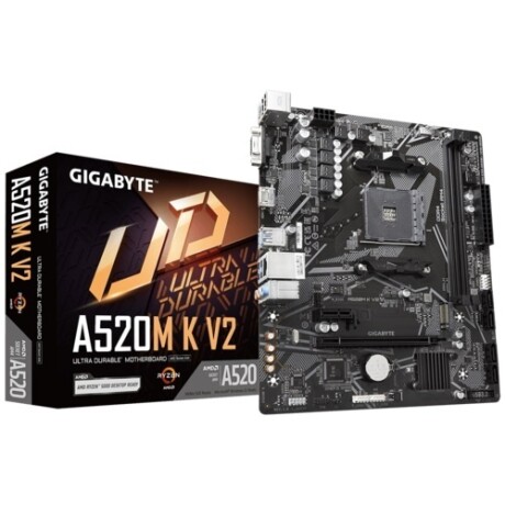 Motherboard Gigabyte A520M-K V2 AM4 Motherboard Gigabyte A520M-K V2 AM4