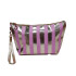 Neceser brilloso a rayas 23x13cm Neceser Brilloso A Rayas 23x13cm