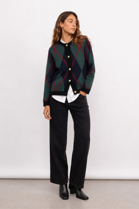 Cardigan Margot Petróleo